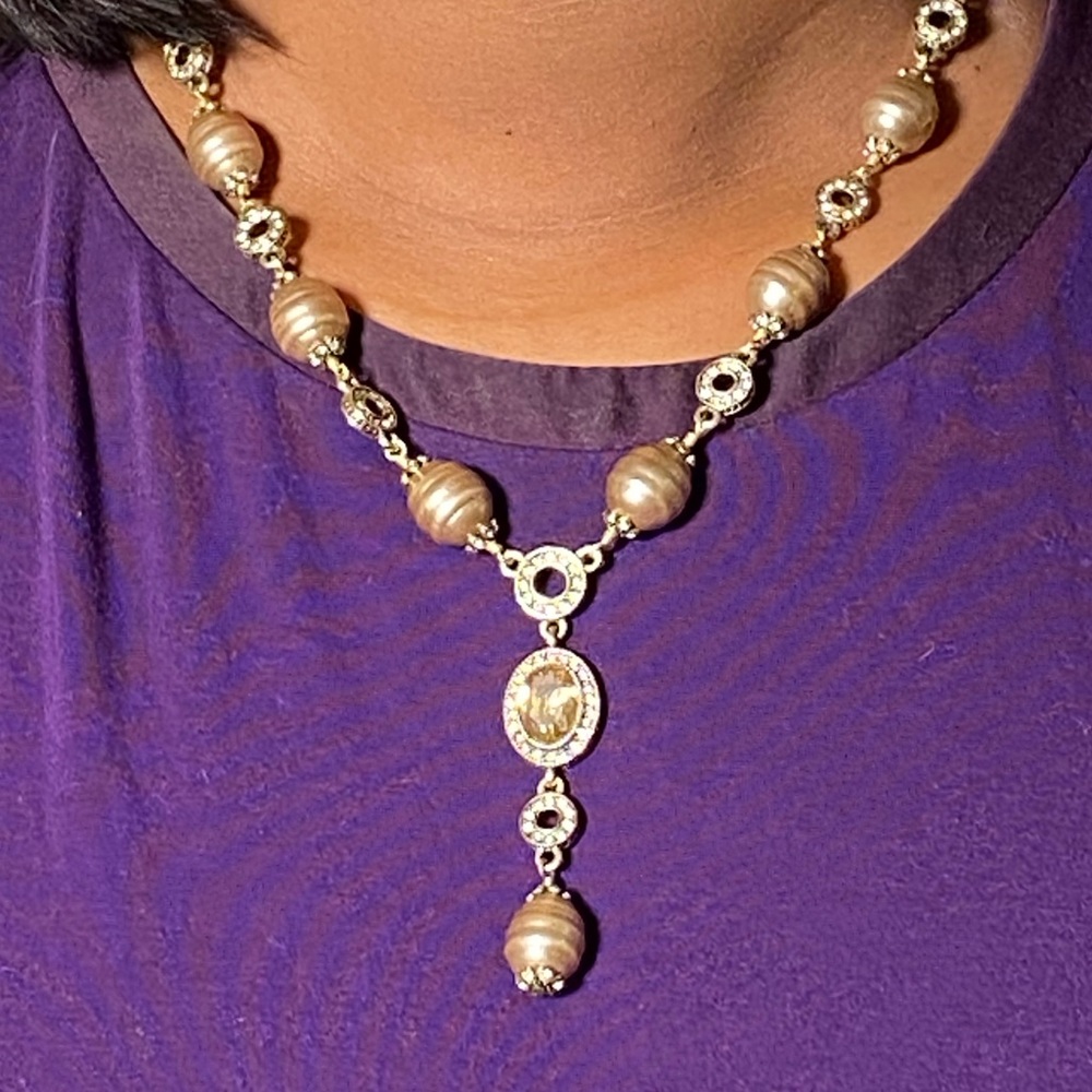 Heidi Daus Art Deco style necklace